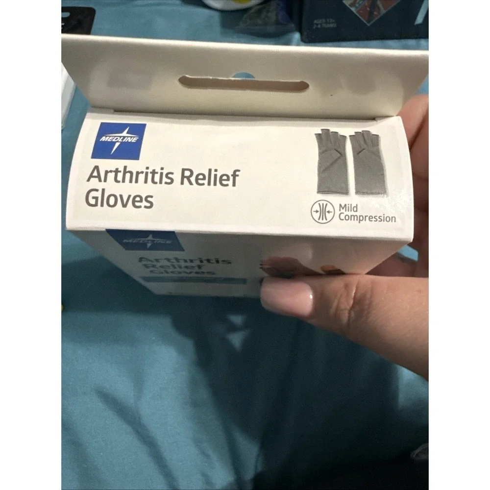 Medline Arthritis Relief Gloves‎ Carpal Tunnel Tendonitis Medium Unisex 1 Pair